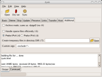 Zynk screenshot: additional