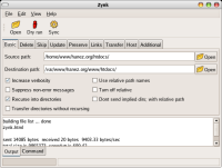 Zynk screenshot: basic