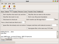 Zynk screenshot: skip