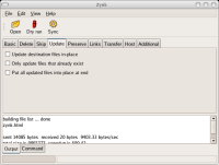 Zynk screenshot: update